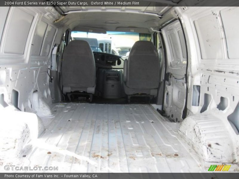 Oxford White / Medium Flint 2004 Ford E Series Van E350 Super Duty Cargo
