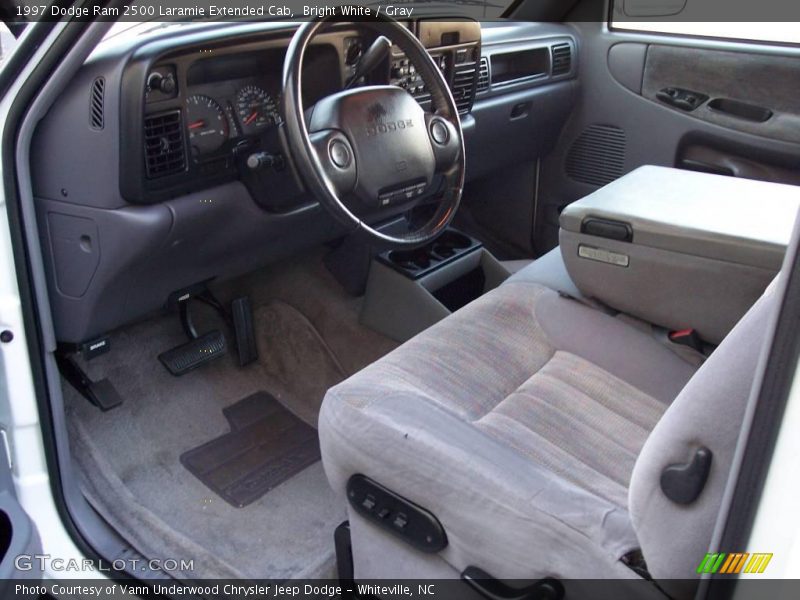 Gray Interior - 1997 Ram 2500 Laramie Extended Cab 