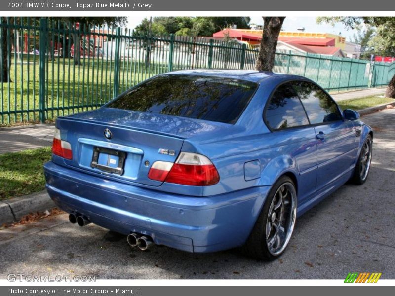  2002 M3 Coupe Topaz Blue Metallic