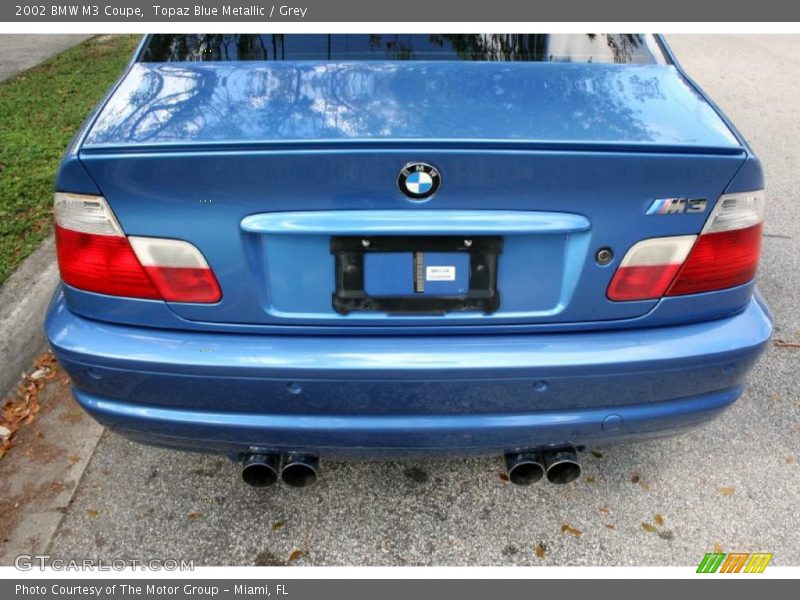  2002 M3 Coupe Topaz Blue Metallic