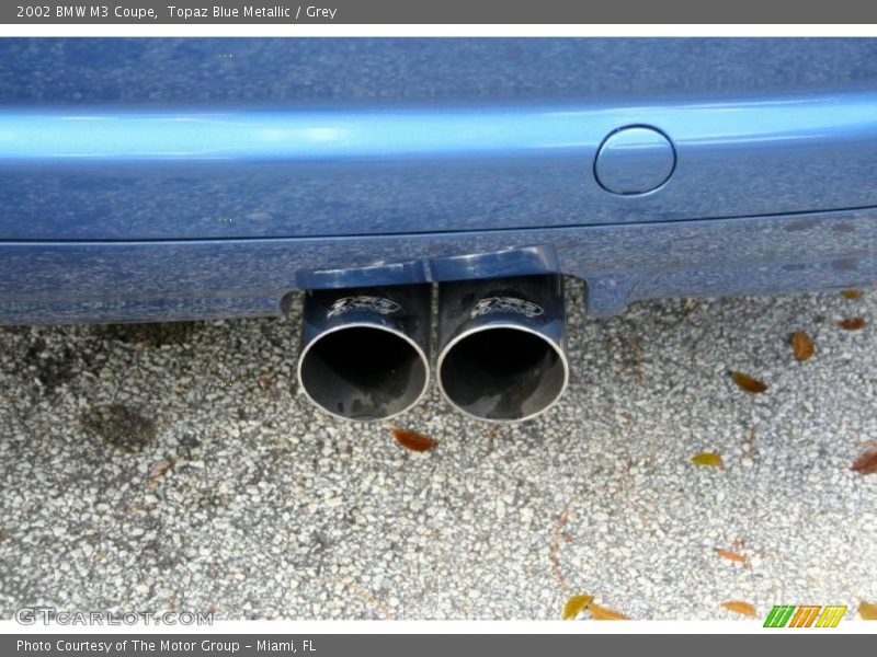 Topaz Blue Metallic / Grey 2002 BMW M3 Coupe