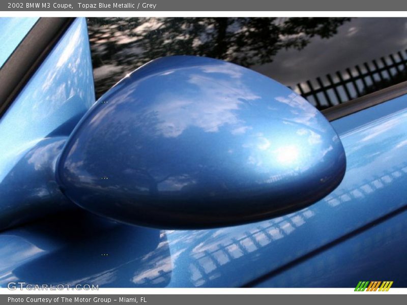 Topaz Blue Metallic / Grey 2002 BMW M3 Coupe