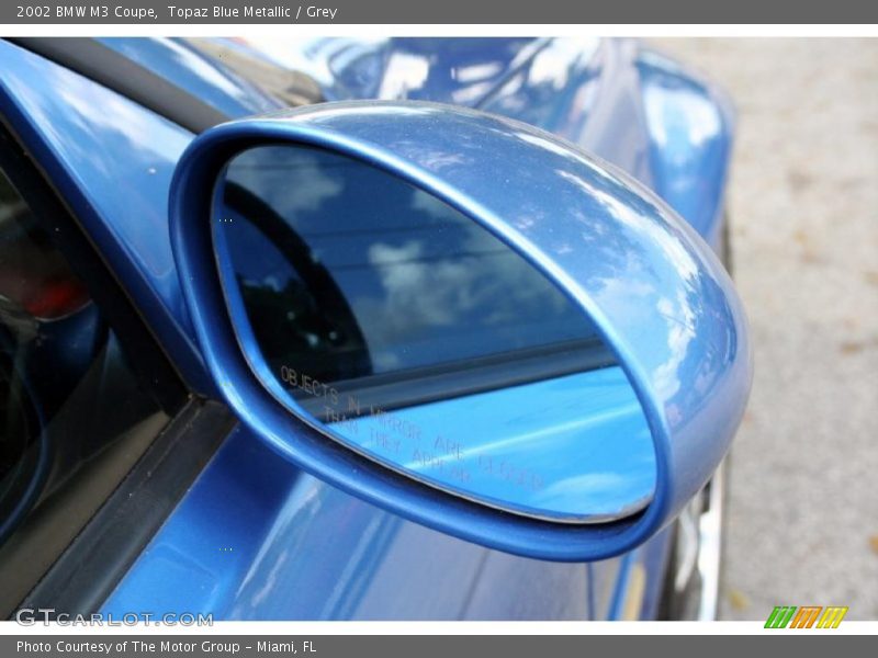 Topaz Blue Metallic / Grey 2002 BMW M3 Coupe