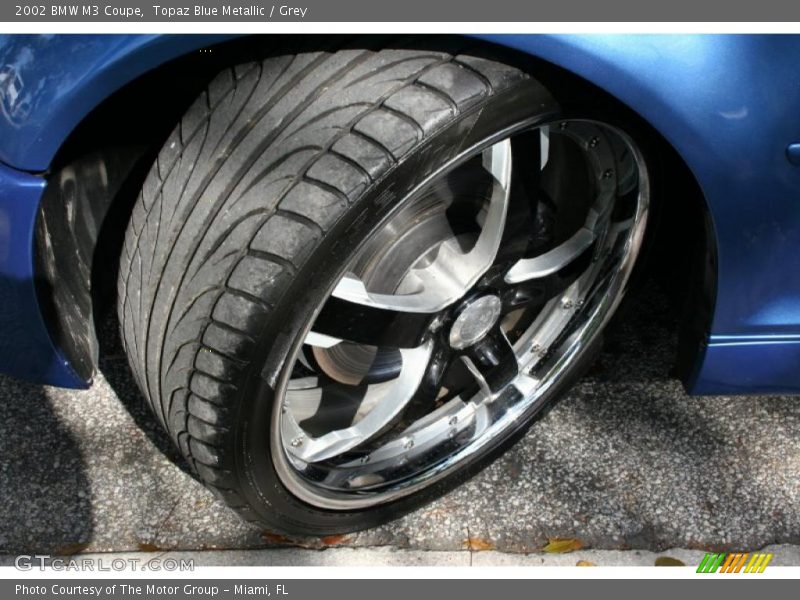 Topaz Blue Metallic / Grey 2002 BMW M3 Coupe