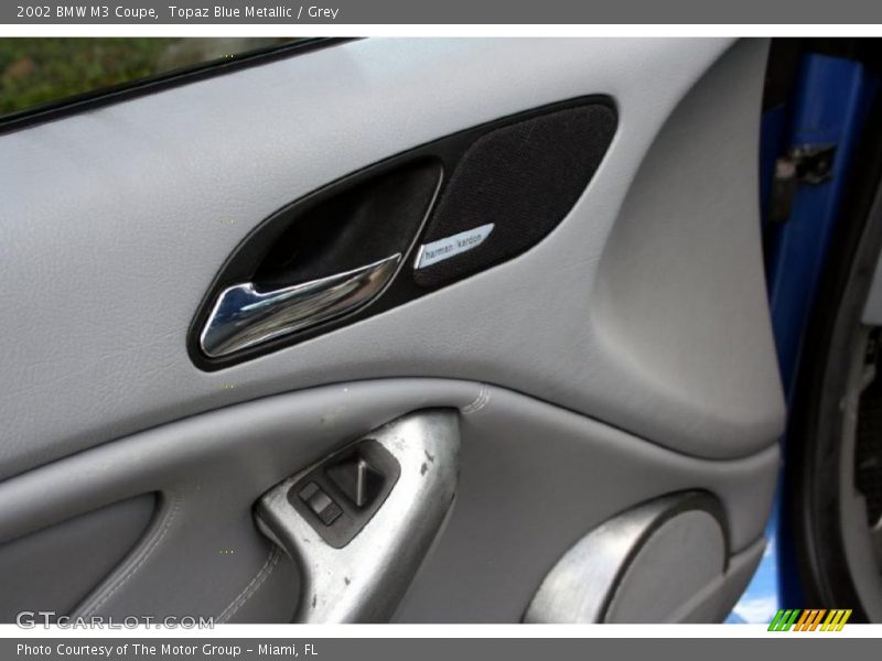 Topaz Blue Metallic / Grey 2002 BMW M3 Coupe