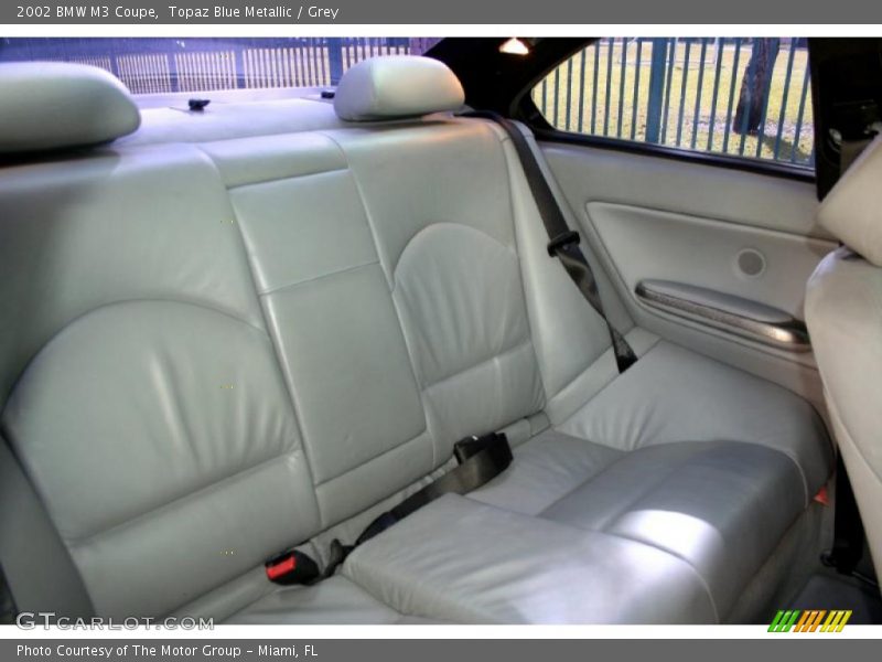 Topaz Blue Metallic / Grey 2002 BMW M3 Coupe
