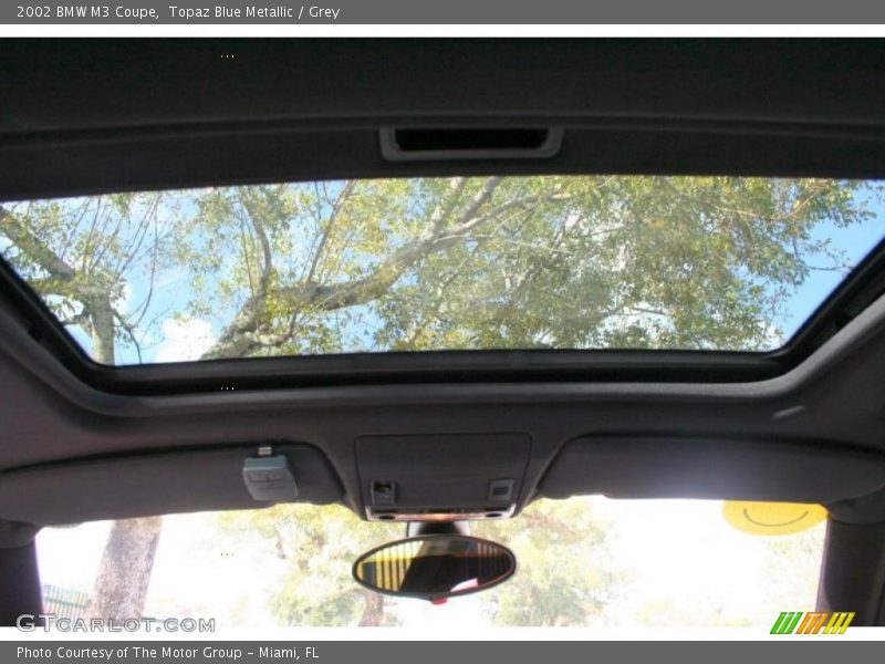 Sunroof of 2002 M3 Coupe