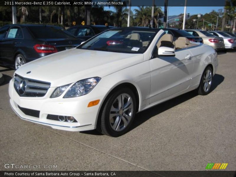 Arctic White / Almond/Mocha 2011 Mercedes-Benz E 350 Cabriolet