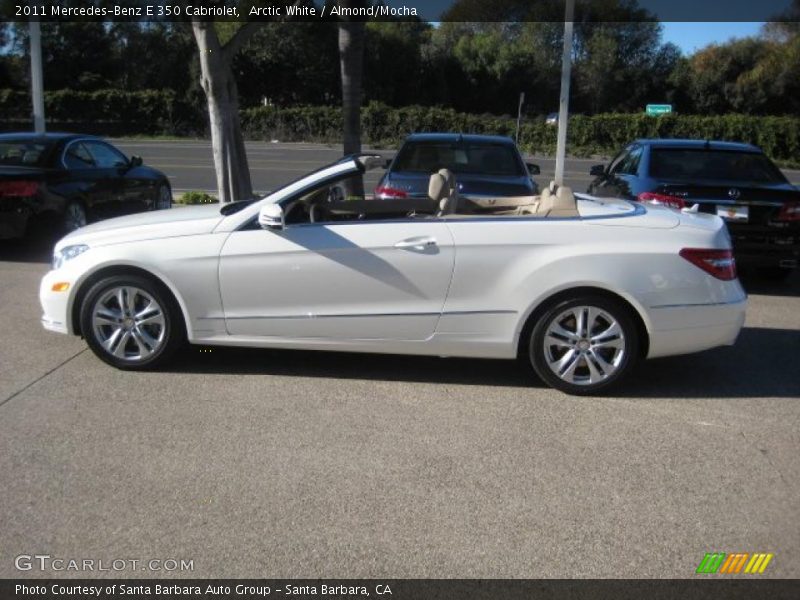Arctic White / Almond/Mocha 2011 Mercedes-Benz E 350 Cabriolet
