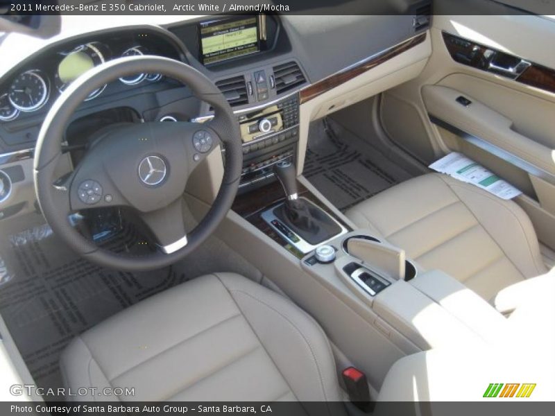 Arctic White / Almond/Mocha 2011 Mercedes-Benz E 350 Cabriolet