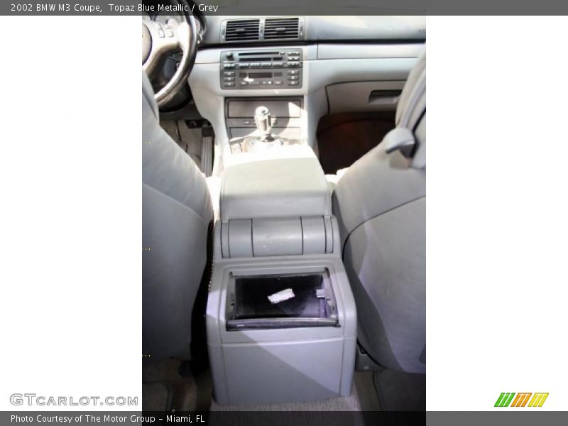 Topaz Blue Metallic / Grey 2002 BMW M3 Coupe