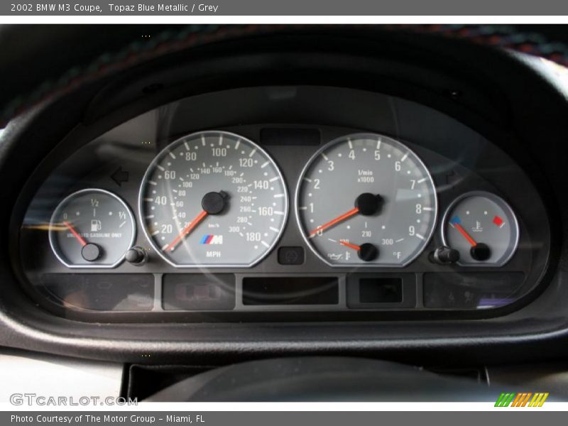  2002 M3 Coupe Coupe Gauges