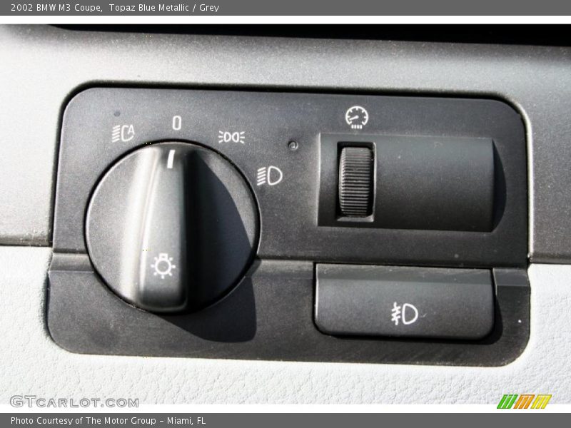 Controls of 2002 M3 Coupe