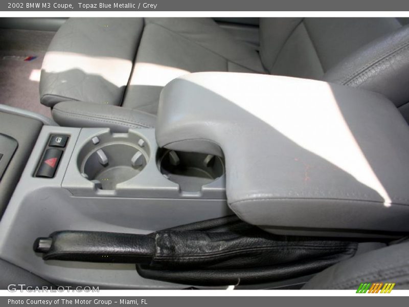 Topaz Blue Metallic / Grey 2002 BMW M3 Coupe