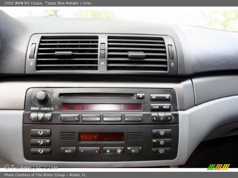 Controls of 2002 M3 Coupe