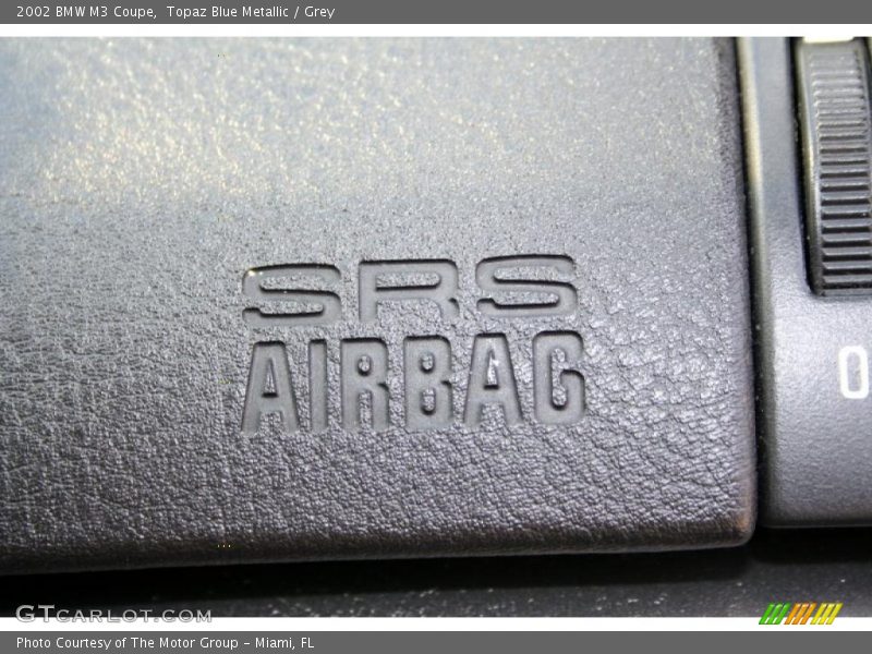 Topaz Blue Metallic / Grey 2002 BMW M3 Coupe