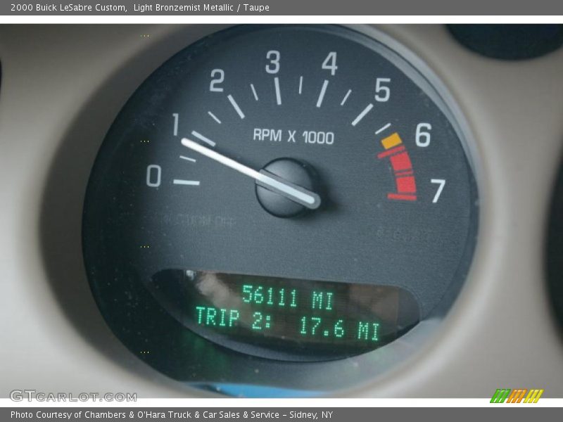 Light Bronzemist Metallic / Taupe 2000 Buick LeSabre Custom