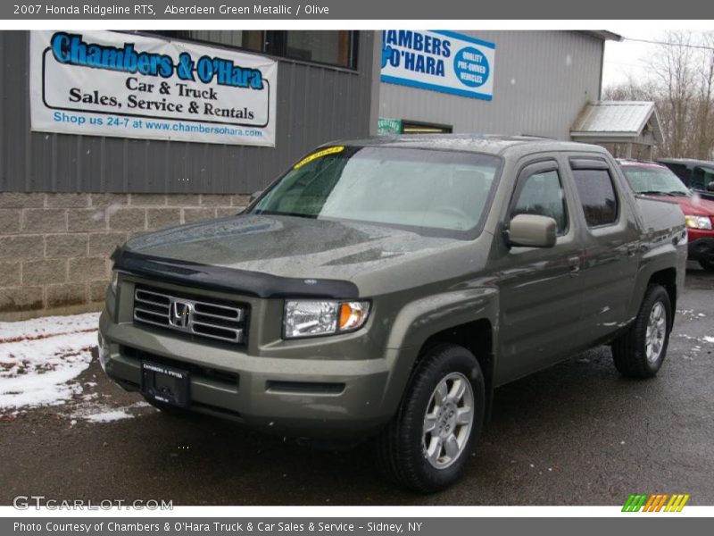 Aberdeen Green Metallic / Olive 2007 Honda Ridgeline RTS