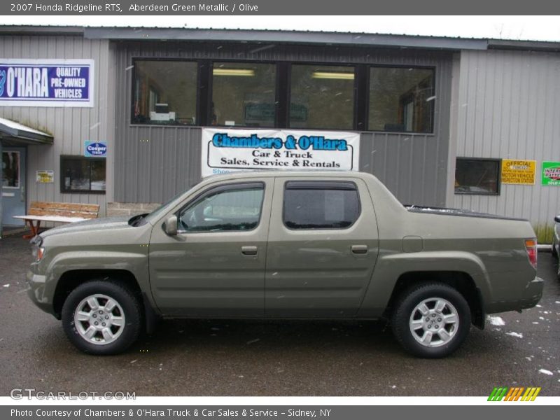 Aberdeen Green Metallic / Olive 2007 Honda Ridgeline RTS