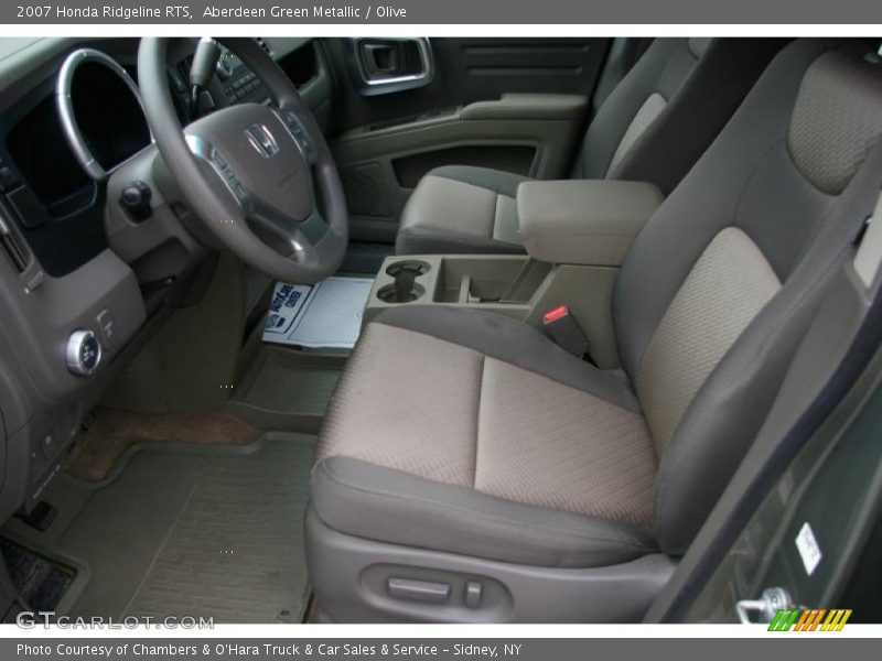 Aberdeen Green Metallic / Olive 2007 Honda Ridgeline RTS