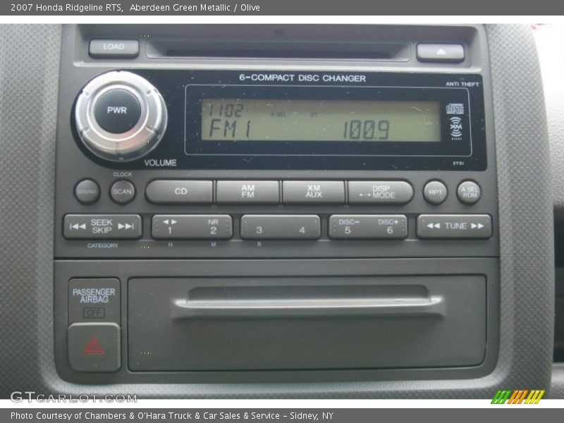 Aberdeen Green Metallic / Olive 2007 Honda Ridgeline RTS