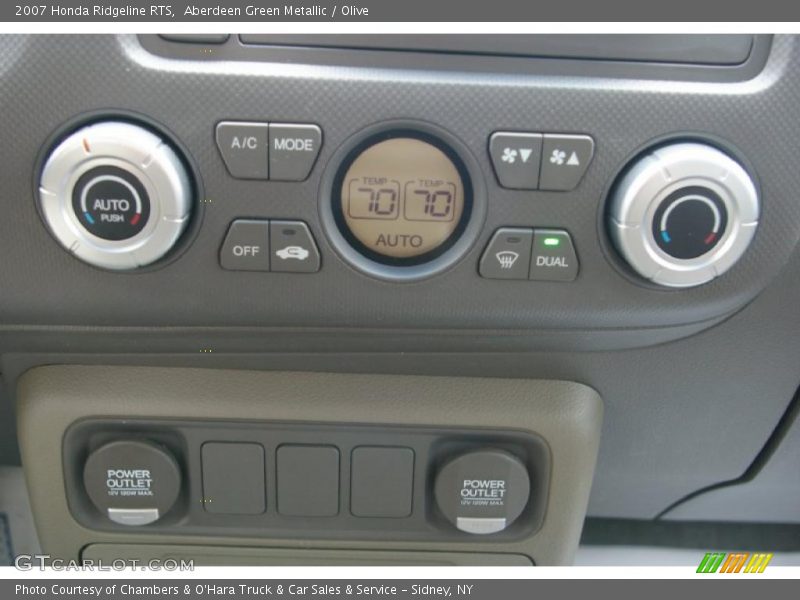 Aberdeen Green Metallic / Olive 2007 Honda Ridgeline RTS