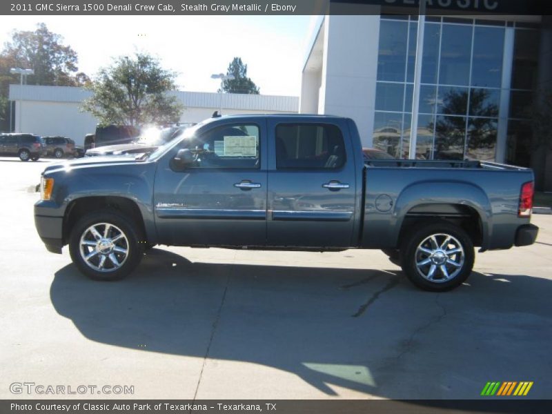 Stealth Gray Metallic / Ebony 2011 GMC Sierra 1500 Denali Crew Cab