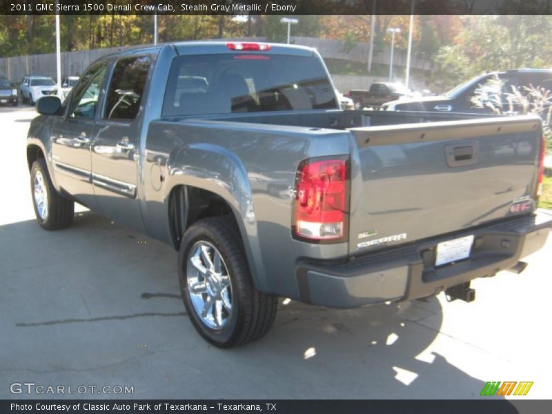 Stealth Gray Metallic / Ebony 2011 GMC Sierra 1500 Denali Crew Cab