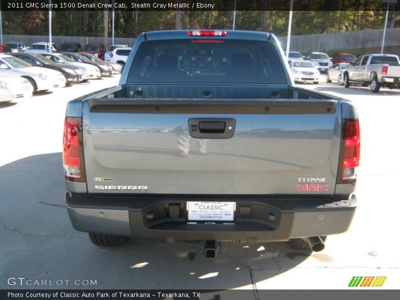 Stealth Gray Metallic / Ebony 2011 GMC Sierra 1500 Denali Crew Cab