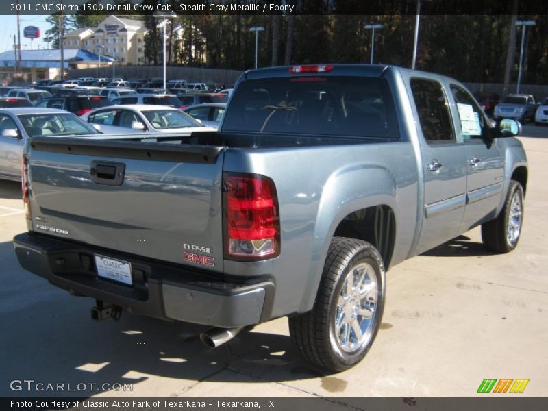 Stealth Gray Metallic / Ebony 2011 GMC Sierra 1500 Denali Crew Cab