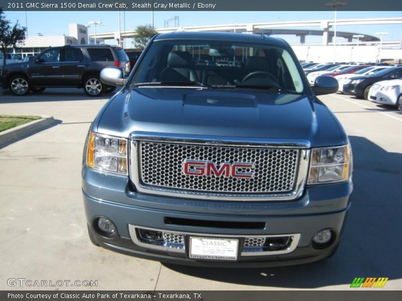 Stealth Gray Metallic / Ebony 2011 GMC Sierra 1500 Denali Crew Cab