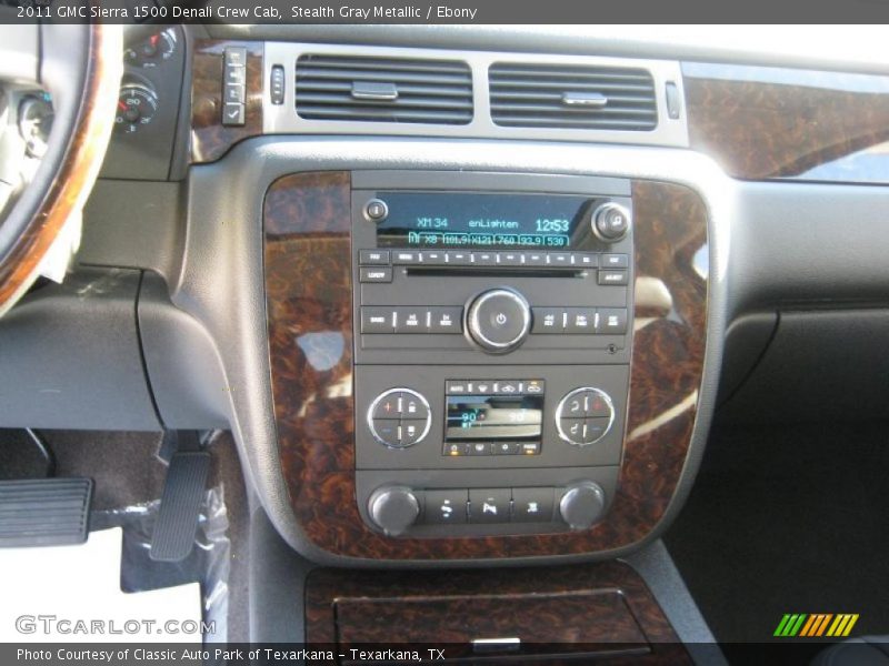 Stealth Gray Metallic / Ebony 2011 GMC Sierra 1500 Denali Crew Cab