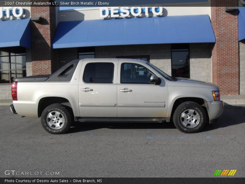 Silver Birch Metallic / Ebony 2007 Chevrolet Avalanche LT
