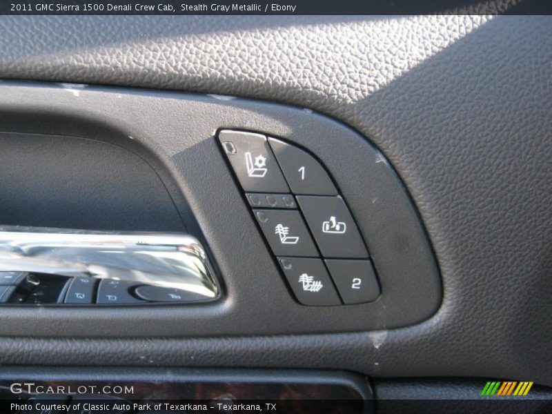 Stealth Gray Metallic / Ebony 2011 GMC Sierra 1500 Denali Crew Cab