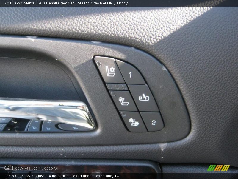 Stealth Gray Metallic / Ebony 2011 GMC Sierra 1500 Denali Crew Cab