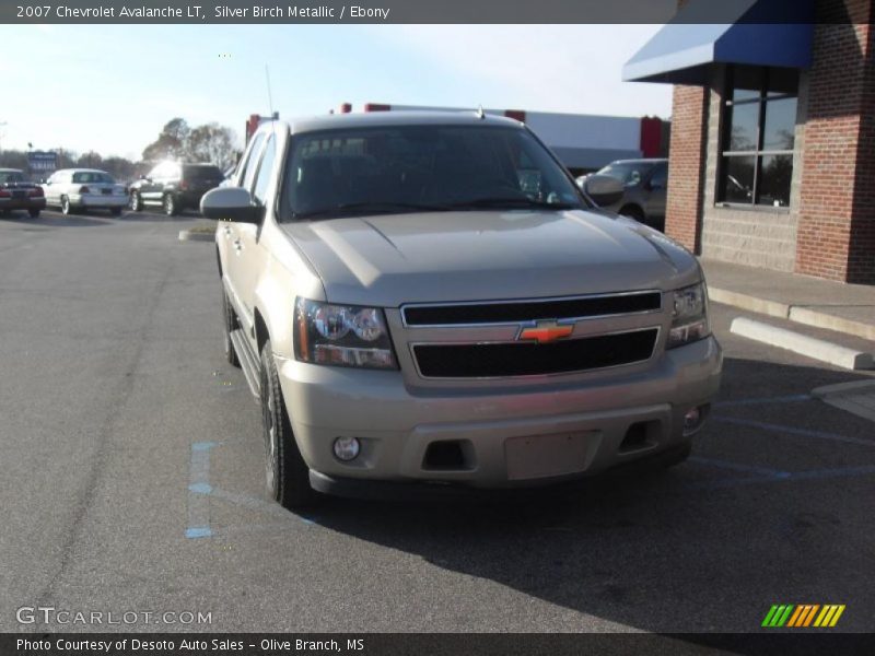 Silver Birch Metallic / Ebony 2007 Chevrolet Avalanche LT
