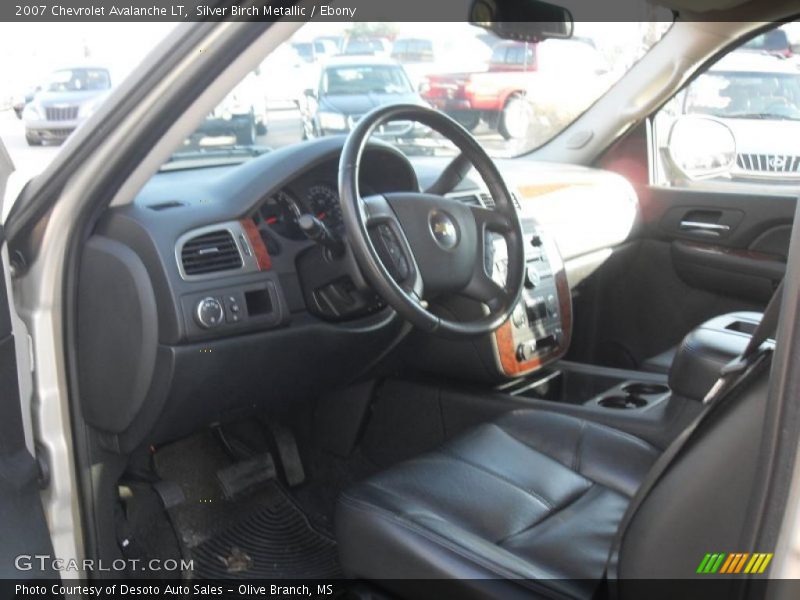 Silver Birch Metallic / Ebony 2007 Chevrolet Avalanche LT