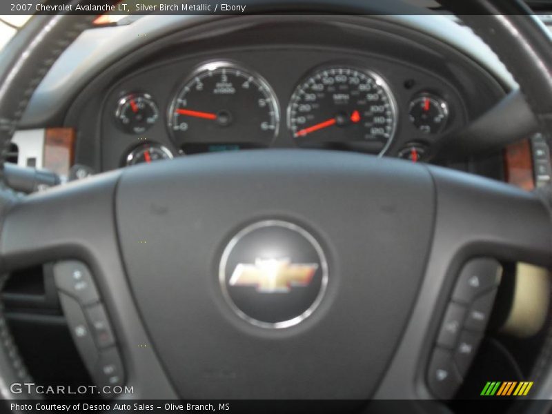 Silver Birch Metallic / Ebony 2007 Chevrolet Avalanche LT