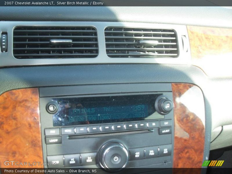 Silver Birch Metallic / Ebony 2007 Chevrolet Avalanche LT