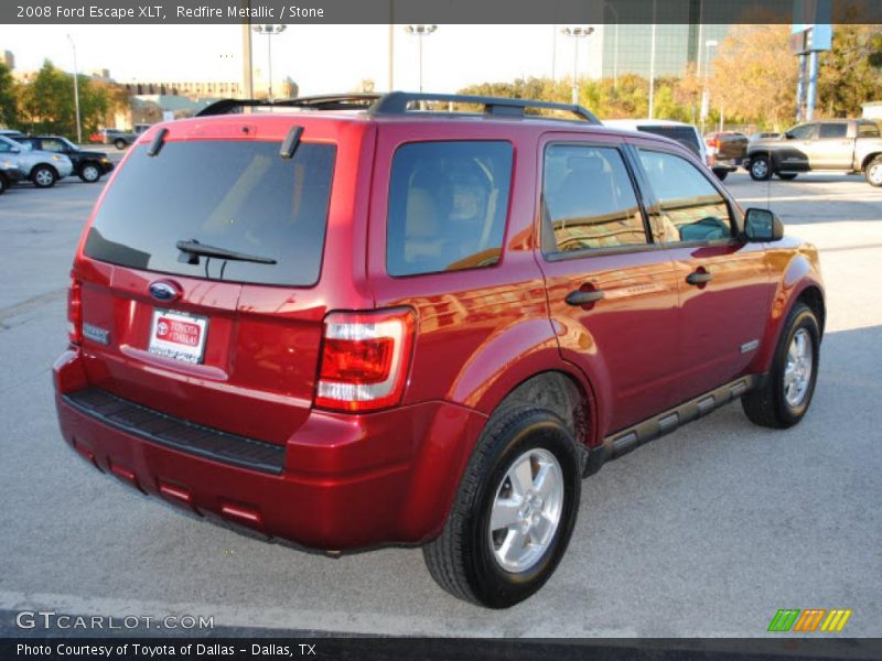 Redfire Metallic / Stone 2008 Ford Escape XLT