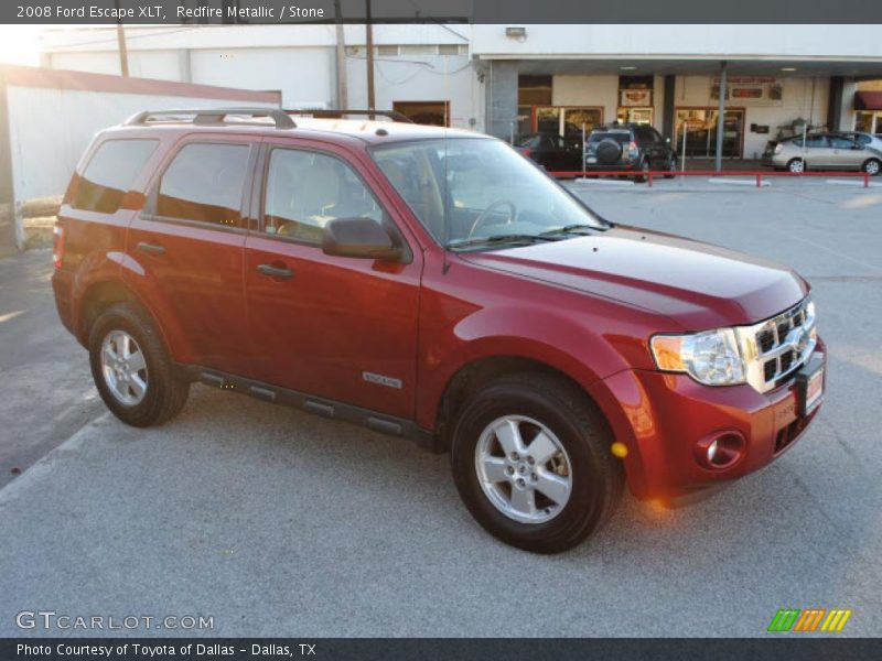 Redfire Metallic / Stone 2008 Ford Escape XLT