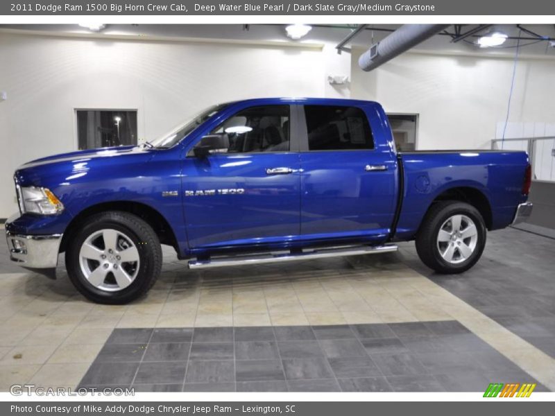 Deep Water Blue Pearl / Dark Slate Gray/Medium Graystone 2011 Dodge Ram 1500 Big Horn Crew Cab