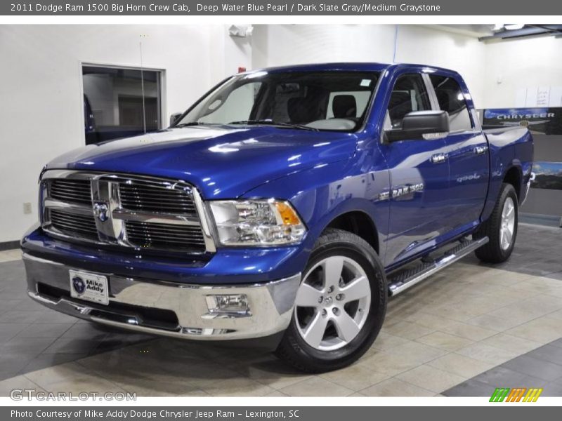Deep Water Blue Pearl / Dark Slate Gray/Medium Graystone 2011 Dodge Ram 1500 Big Horn Crew Cab