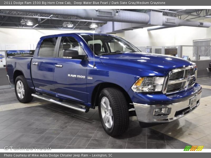 Deep Water Blue Pearl / Dark Slate Gray/Medium Graystone 2011 Dodge Ram 1500 Big Horn Crew Cab