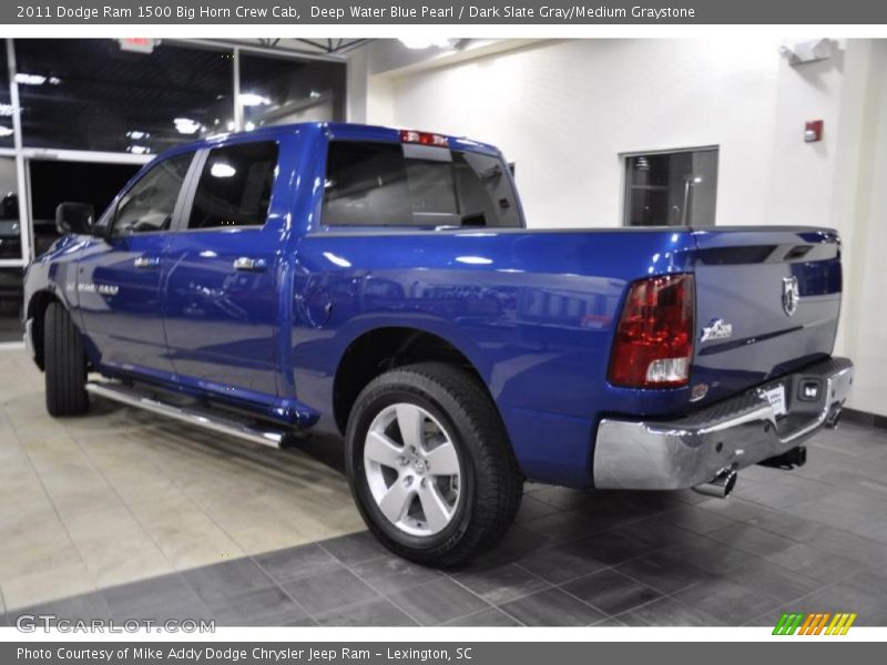 Deep Water Blue Pearl / Dark Slate Gray/Medium Graystone 2011 Dodge Ram 1500 Big Horn Crew Cab