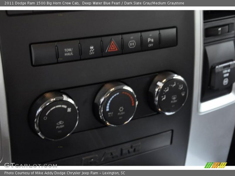 Deep Water Blue Pearl / Dark Slate Gray/Medium Graystone 2011 Dodge Ram 1500 Big Horn Crew Cab