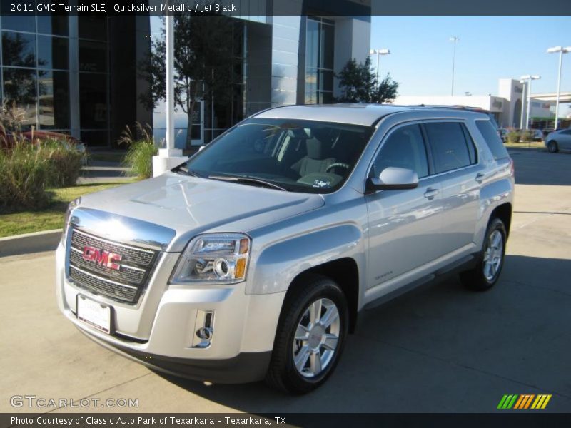 Quicksilver Metallic / Jet Black 2011 GMC Terrain SLE