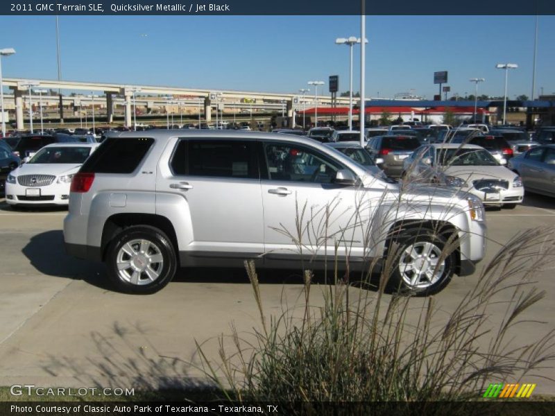 Quicksilver Metallic / Jet Black 2011 GMC Terrain SLE