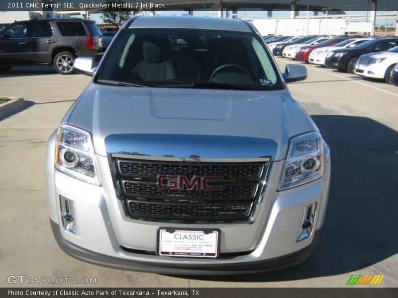 Quicksilver Metallic / Jet Black 2011 GMC Terrain SLE
