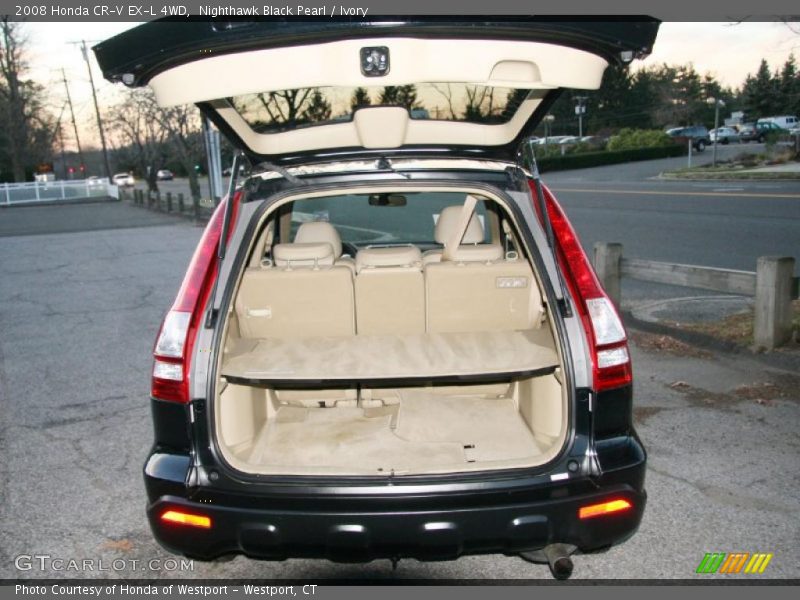 Nighthawk Black Pearl / Ivory 2008 Honda CR-V EX-L 4WD